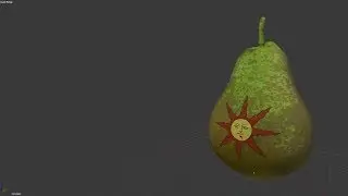 Текстурируем грушу и убираем швы в Blender