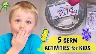 COVID-19 Germs Experiment for kids | 5 Germ Activities for children