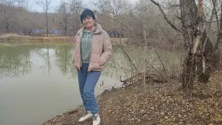 Йодобромное озеро зимой...Юра горит желанием искупаться!