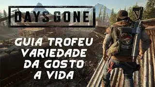 DAYS GONE - GUIA TROFÉU VARIEDADE DÁ GOSTO À VIDA