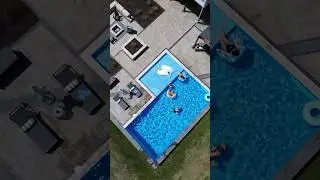 Loving these warm, beautiful, sunny days by the new pool! #swimmingpool #poolside #outdoors