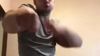 Руки базуки! Опять чудит.  Новое  видео.