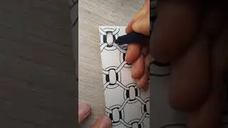 Плетёный рисунок в моей любимой технике 😍 ссылка на курс в описании 👇