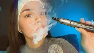 АСМР Вейп паровая терапия / болталка 💨 ASMR Vaping Cloud Therapy