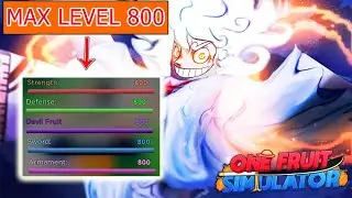 One Fruit Simulator - All Stats Max Level 800 (Devil Fruit, Haki, Defense, Sword, Strength)
