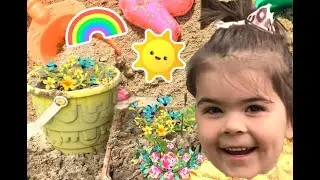 Kids Pretend Playing In The Sand | Sand Play With Water | JoJo Kids