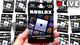 🔴FREE 100,000 ROBUX GIVEAWAY LIVE! (FREE ROBUX)