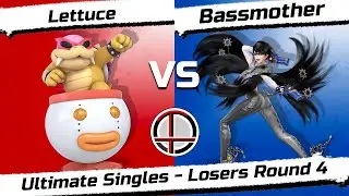 Should've Teched #38 - Lettuce (Bowser Jr.) Vs Bassmother (Bayonetta) - Loser Round 4