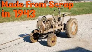 Will This Homemade WW2 Era Garden Tractor Run After 20 YEARS Abandoned!?
