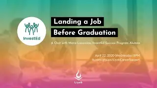 How to land a job before your college graduation