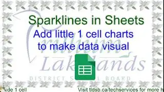 Create Sparklines in Sheets
