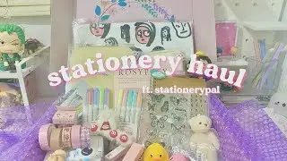 🍃 a stationery haul ft. stationerypal + international giveaway !!