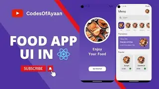 🔴Let's build Food App in React Native | For Beginners