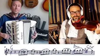 Por Una Cabeza on violin and accordion (score)