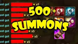 Summoners War Indonesia | 500+ Summon Scrolls | Raining Nat 5