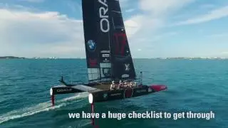 ORACLE TEAM USA Preparations for the 35th America's Cup Match Races