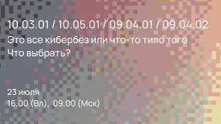 Это всё кибербез или что-то типо того. Что выбрать?