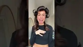 Taking my rollers before the holidays🤍#shorts  #hairstyles #hairrollers