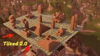 Creating Tilted 2.0 above Tilted Towers | Fortnite Battle Royale