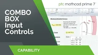 Combo Boxes | Mathcad Prime 7