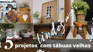 Do lixo ao luxo: projetos incríveis aproveitando cada pedacinho das tábuas de demolição
