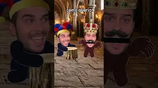 Court jester and the king 😨