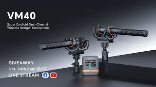 COMICA NEW PRODUCT VM40 | LIvestream & Giveaway #comica #live #newproduct #giveaway #stream #fyp