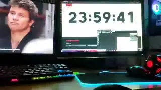 Perfectly timed Karate Kid's last kick with the new year 2022 eve
