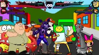 LG618 MUGEN Request: Team Peter Griffin VS Team Ed (4v4 Simul)