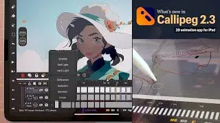 Blend modes, hover,...What's new in Callipeg 2.3 | 2D animation on iPad