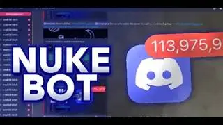 Discord Nuke Bot Working ( BYPASS Security ) without admin permissions
