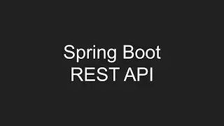 Building a REST Application Using Spring