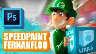 SPEEDPAINT FERNANFLOO - PROCESO DE DIBUJO - MR. PHILLIP
