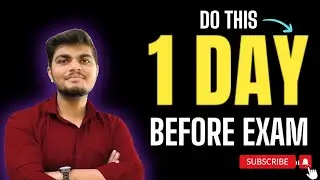 DO THIS 1 DAY BEFORE EXAM 🔥🔥 || RANJIT SIR