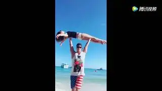 overhead lift a girl