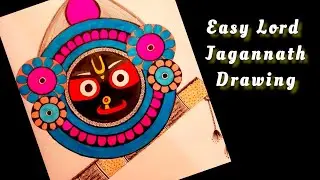 How to Draw Lord Jagannath/Easy Lord Jagannath Mandala Art with Brush Pens/#art #viral #drawing #yt