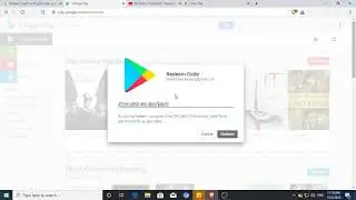 How To Redeem Google Play Gift Card On PC | My First Time Redeem!!