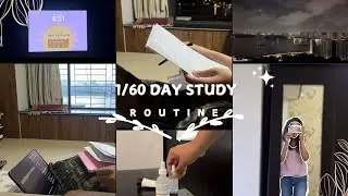 Day 1 of 60 Days Study Challenge | 5am | skincare | GRWM