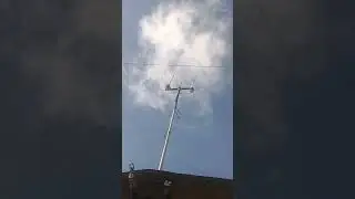 Um pouco do meus equipamentos. Mastro de 6m com uma omnitik 5AC (DESATIVADA)