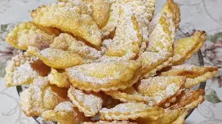 ХВОРОСТ С ТВОРОЖНОЙ НАЧИНКОЙ!!! #рецепт #вкусно #еда #тесто #мука #