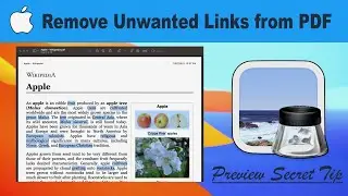 How to remove unwanted links form pdf document in Mac using Preview App  |🔥🔥Preview App Secret Tip🔥🔥