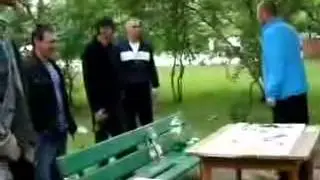 Спорт с пьянством совмещают  Жесткая драка алкашей
