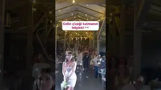 Gelin Çiçeği Böyle Kapılır!