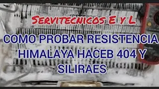 COMO PROBAR RESISTENCIA NEVERA HACEB HIMALAYA