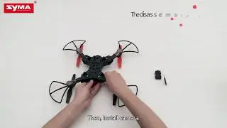 Syma X56W Camera Drone WiFi Foldable RC Quadcopter Operation Tutorial