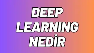 Deep Learning Nedir ?