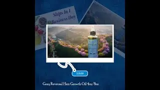 Gray Reversal Hair Growth Oil 4oz/8oz