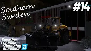 Volvo L120H! | Singelplayer On Southern Sweden |Snow part 2| Ep:14| Fs22