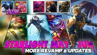 STARLIGHT MAY - JUN _ MORE REVAMP & NEW SKINS UPDATE 2021 | Mobile Legends 