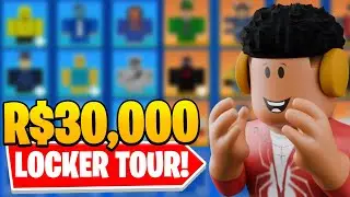 My R$30,000 Fortblox LOCKER TOUR #fortblox #fortbloxcodes #roblox #fortnite